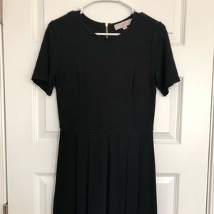 LOFT Black cotton dress in size 2